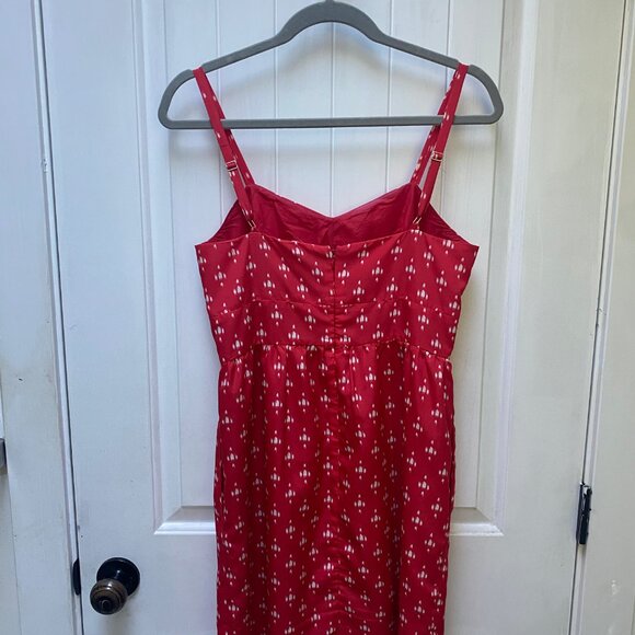 J Crew Summer Dress in Size 6 – Red and White - Picture 2 of 3
